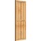 Ekena Millwork Framed Board-n-Batten Shutters, Rough Sawn Western Red Cedar, 21 1/2W x 56H, PR RBF06S21X056RWR - alternate 5